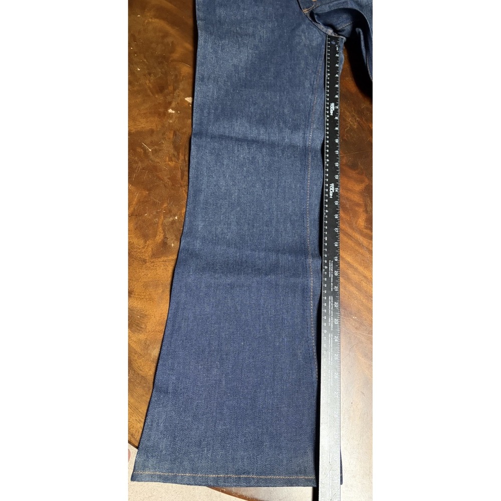 Sears Genuine Roebucks Raw Denim Jeans Made in USA 34x31 New Old Stock 49101 VTG - Picture 8 of 8